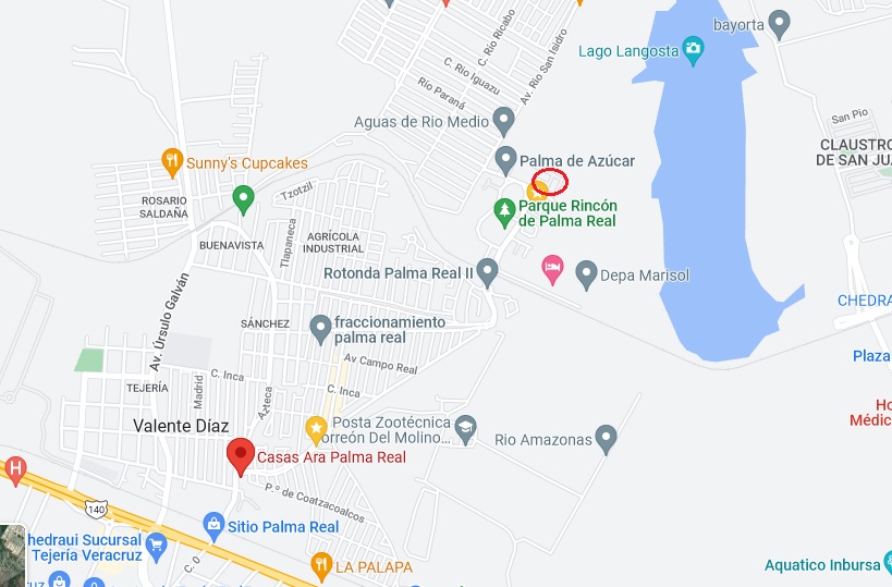 CASAS ARA – RINCON PALMA REAL – TEJERIA VERACRUZ